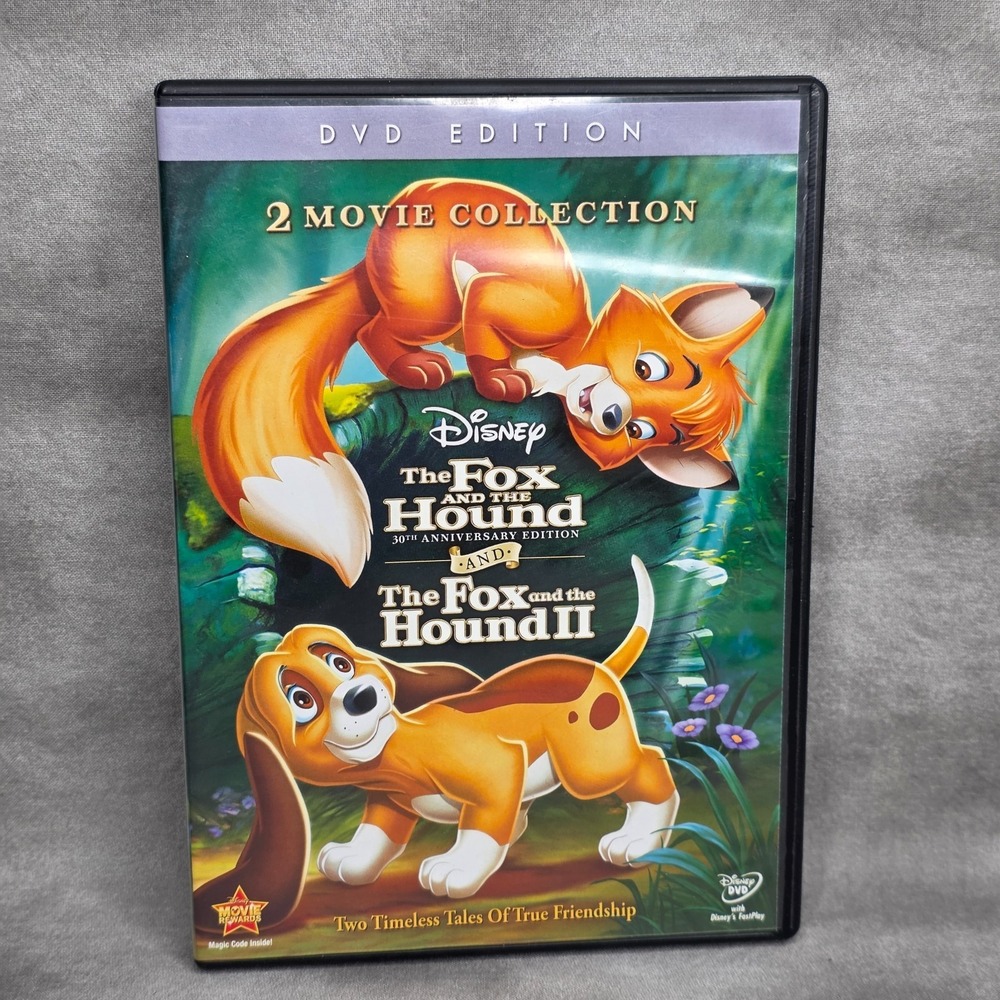 The Fox and the Hound I & II DVD Disney‎ (2 Discs)